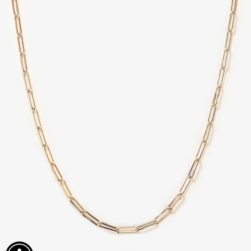 Melinda Maria Baby Samantha Paperclip Necklace